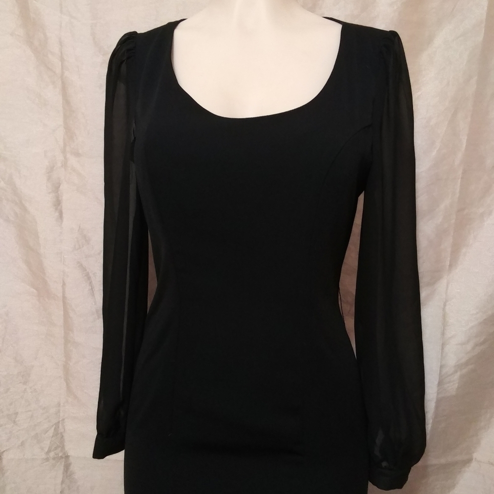 Metro Style Black Dress